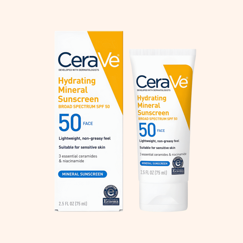 CeraVe Hydrating Mineral Sunscreen SPF 50 Body Lotion 150ml