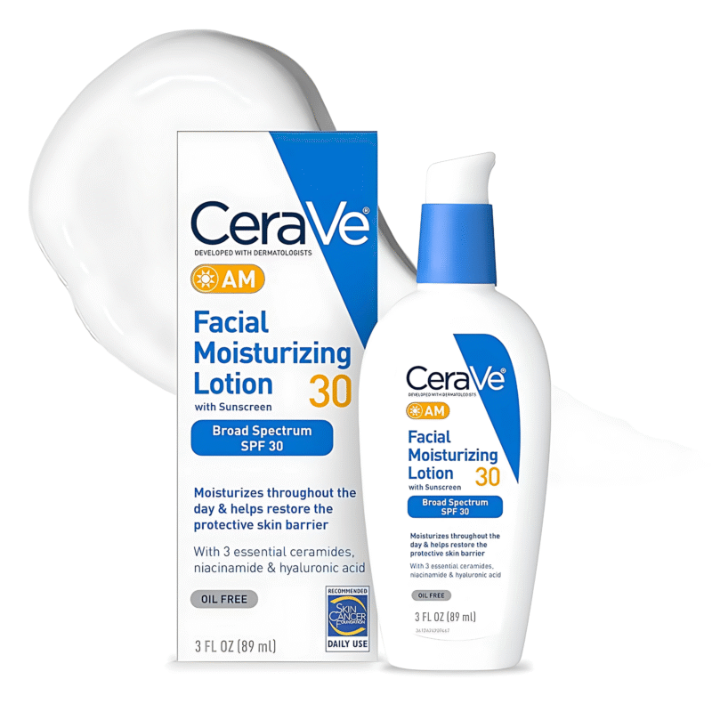 CeraVe AM Facial Moisturising Lotion with Sunscreen SPF 30 - Image 3