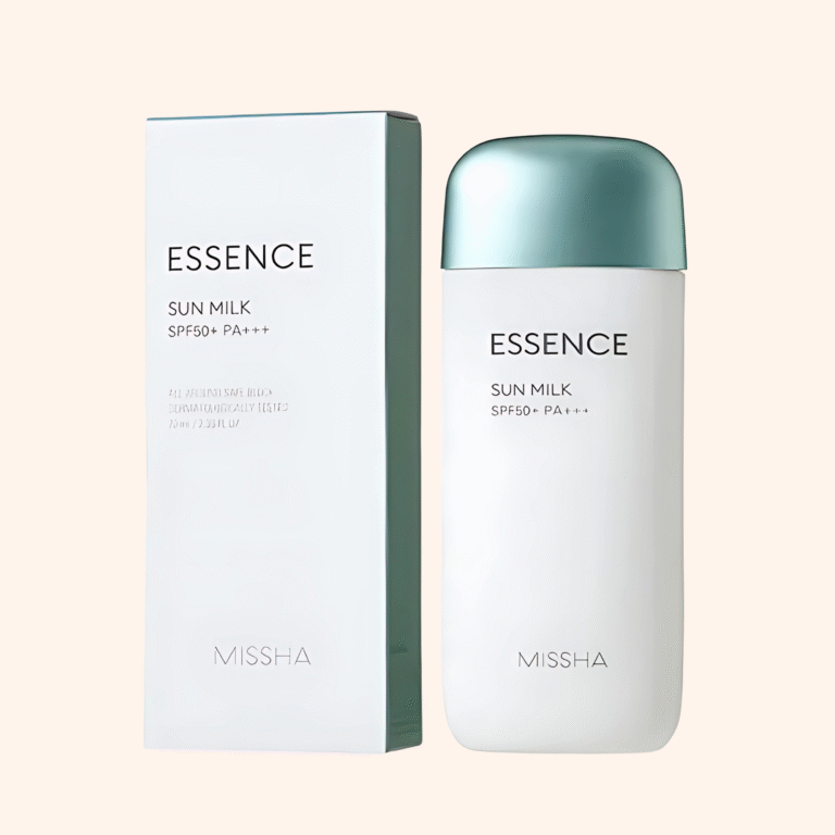 Missha All Around Safe Block Essence Sun Milk Ex SPF50+ PA+++ (1)