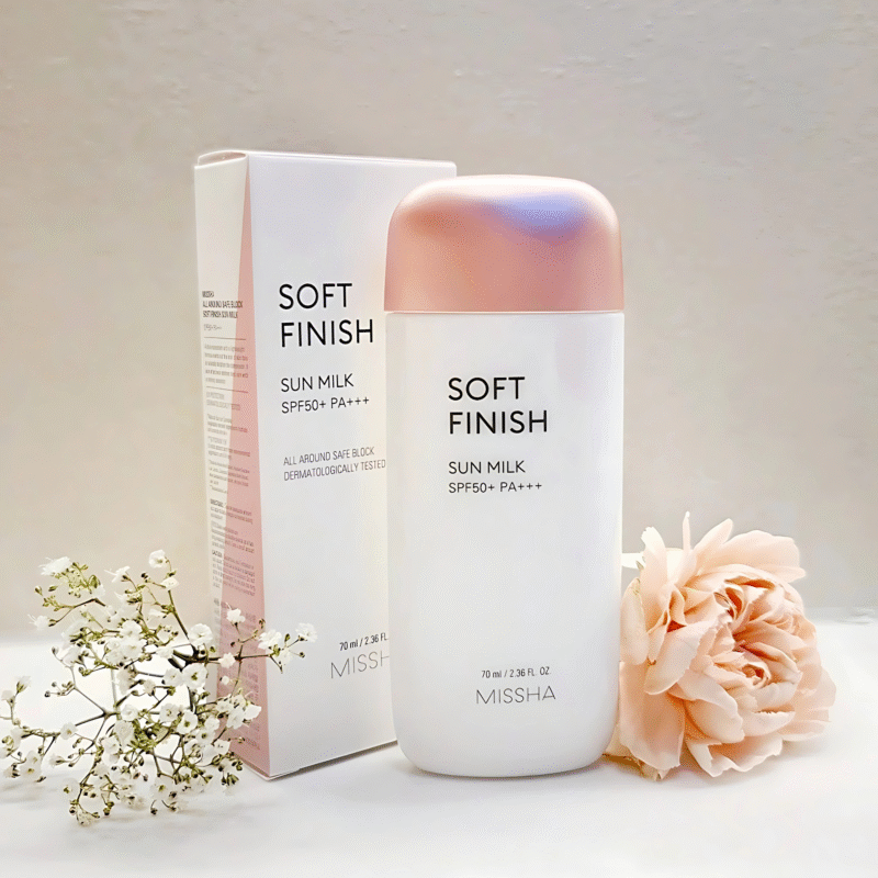 Missha All Around Safe Block Soft Finish Sun Milk SPF50+ PA+++ - Image 5