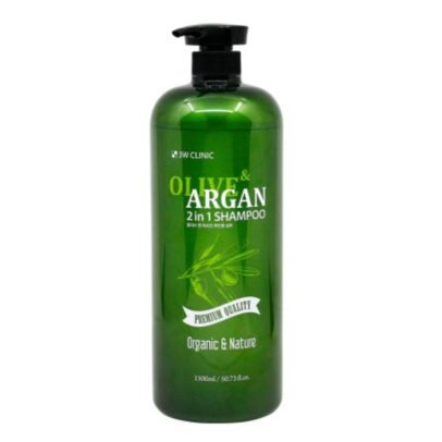 3w clinic olive and argan 2 IN 1 shampoo - 1500ml