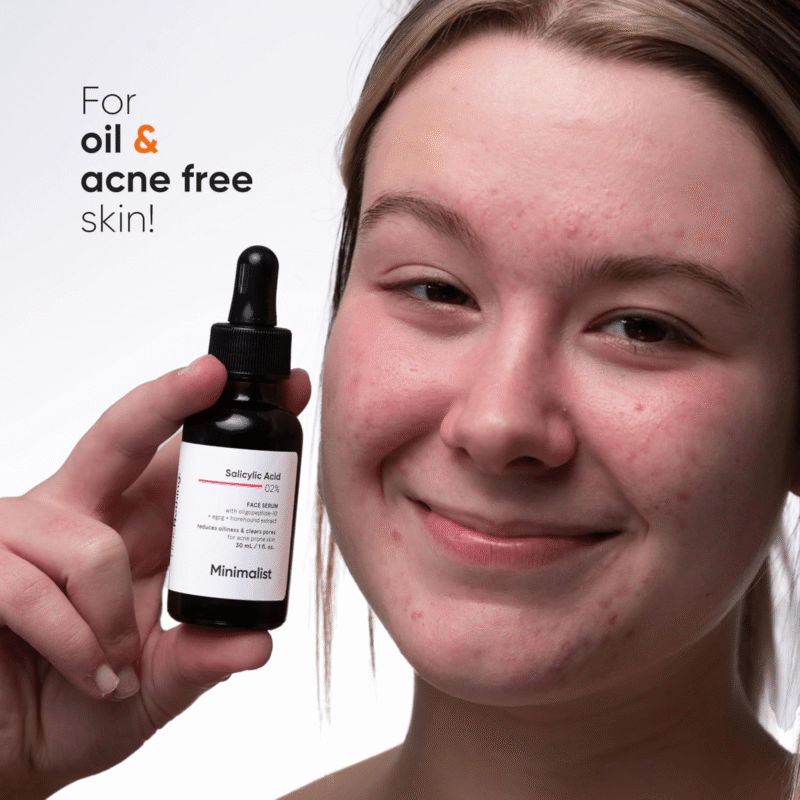 Minimalist Salicylic Acid 02% Face Serum for Reducing Acne, Blackheads & Excessive Oil - Image 5