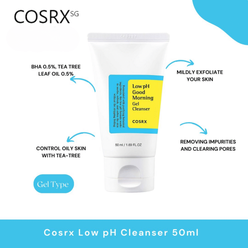 Cosrx Low pH Good Morning Gel Cleanser 50ml - Image 4