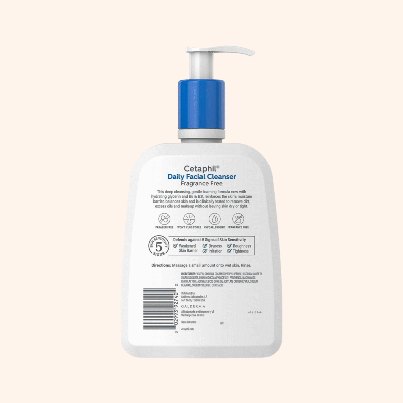Cetaphil Daily Facial Cleanser for Combination to Oily, Sensitive Skin - Image 2