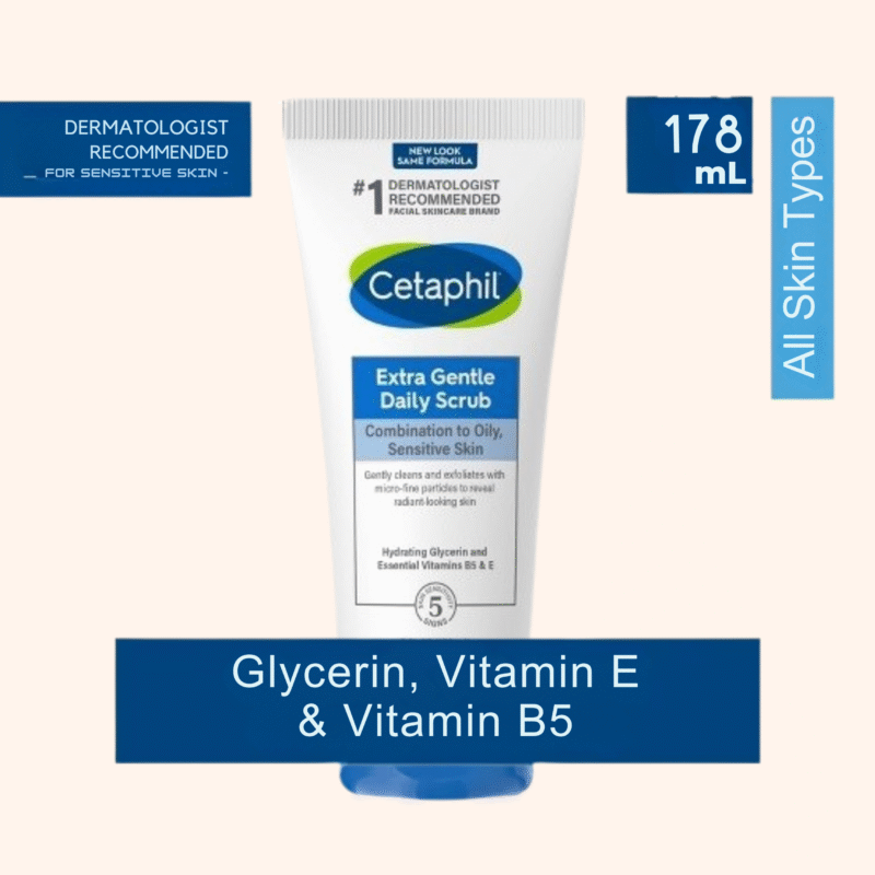 Cetaphil Extra Gentle Daily Scrub for Combination to Oily, Sensitive Skin - Image 4