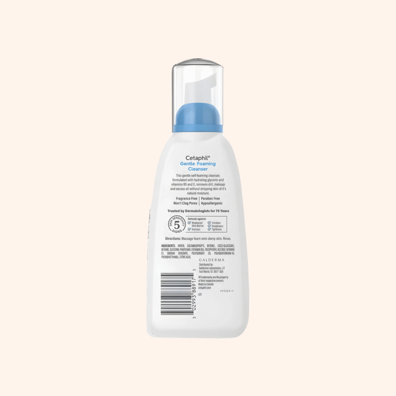 Cetaphil Gentle Foaming Cleanser for Normal to Dry Skin 236ml - Image 2