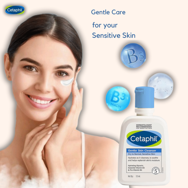 Cetaphil Gentle Skin Cleanser for Dry to Normal, Sensitive Skin 125ml - Image 6
