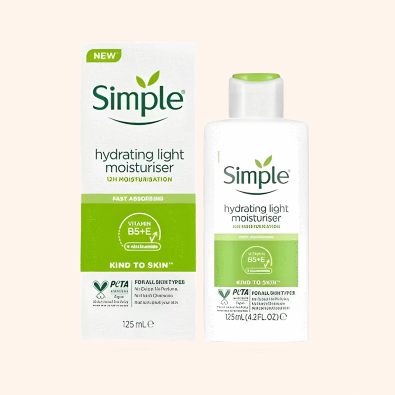 Simple Kind to Skin Hydrating Light Moisturiser with Vitamin B5+E & Niacinamide