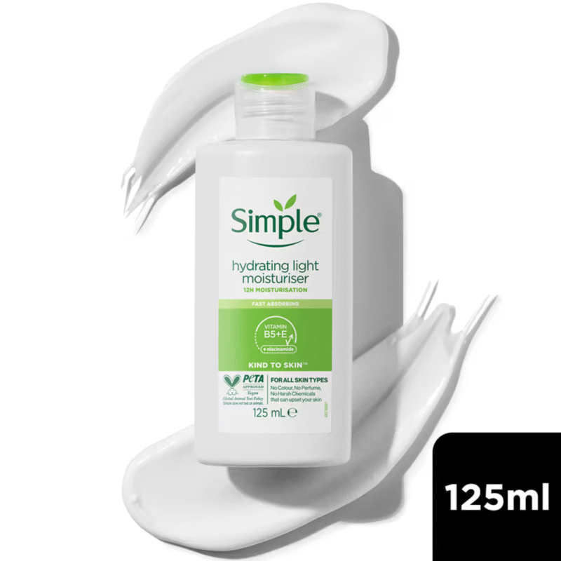 Simple Kind to Skin Hydrating Light Moisturiser with Vitamin B5+E & Niacinamide - Image 5