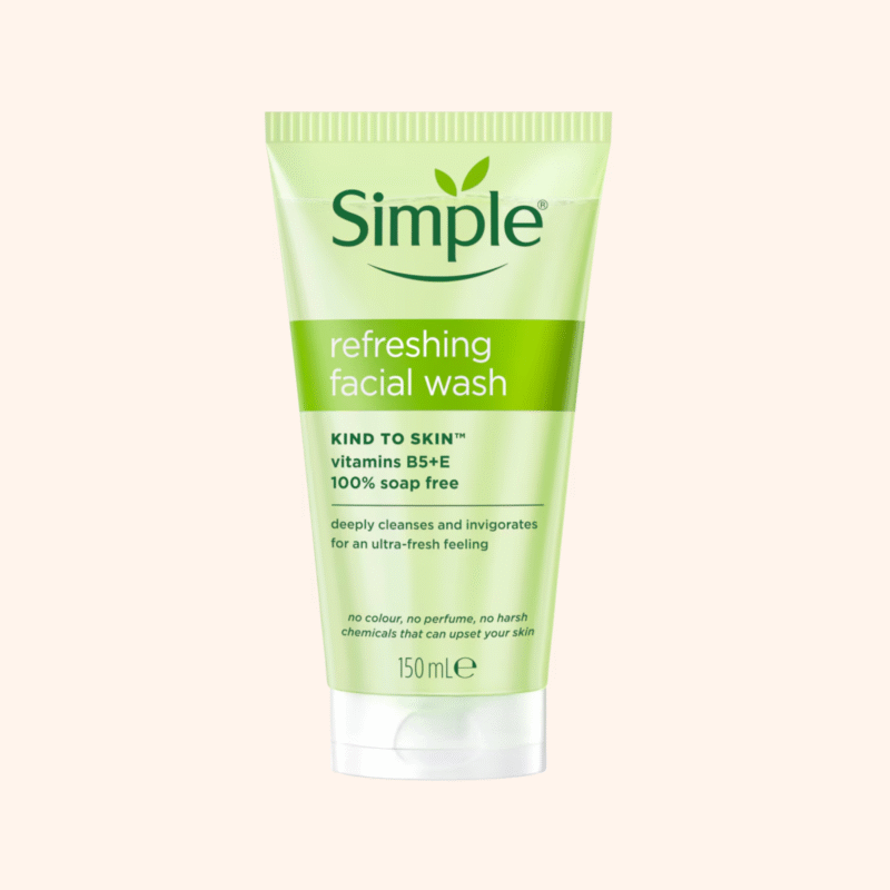Simple Kind to Skin Refreshing Facial Wash with Vitamin B5+E