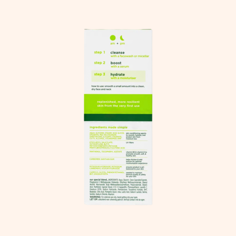 Simple Kind to Skin Replenishing Rich Moisturiser with Vitamin B5+E & Niacinamide 125ml - Image 3