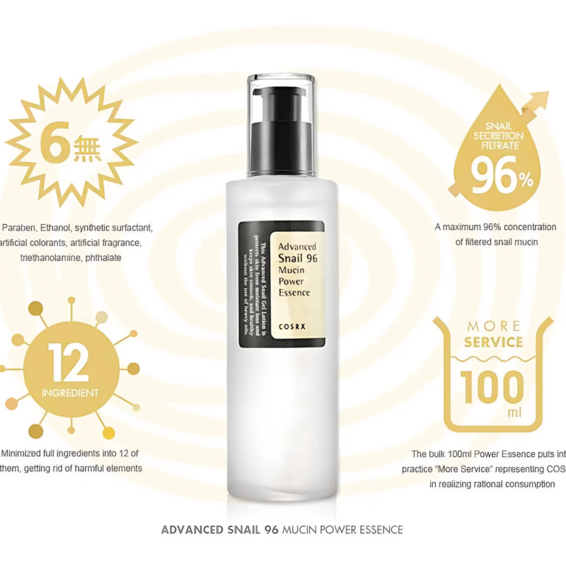 Cosrx Advanced Snail 96 Mucin Power Essence 100ml - Image 3