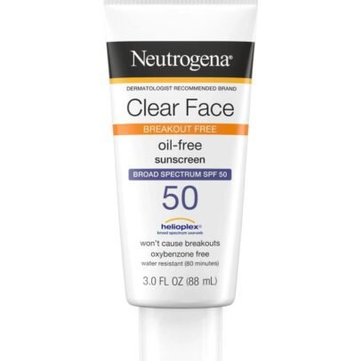 Neutrogena - Clear Face Break-Out Free Liquid Lotion Sunscreen SPF 50 - 88ml – 100% Original Products in Bangladesh | Neutrogena