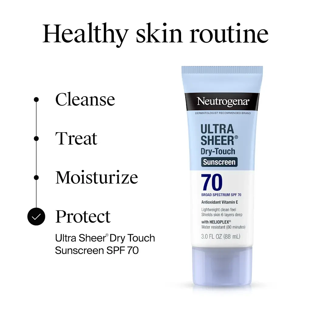 Neutrogena Ultra Sheer Dry Touch Sunscreen Lotion Broad Spectrum SPF70 88ml