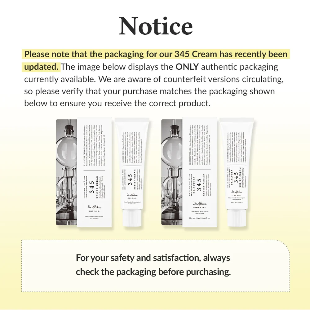 Dr.Althea 3 4 5 Relief Cream 50ml