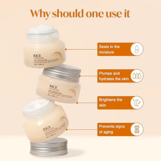 The Face Shop Rice & Ceramide Moisturizing Cream 50ml