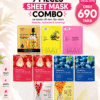 9 Pieces Sheet Mask Combo – Hydrate, Nourish & Glow Your Skin